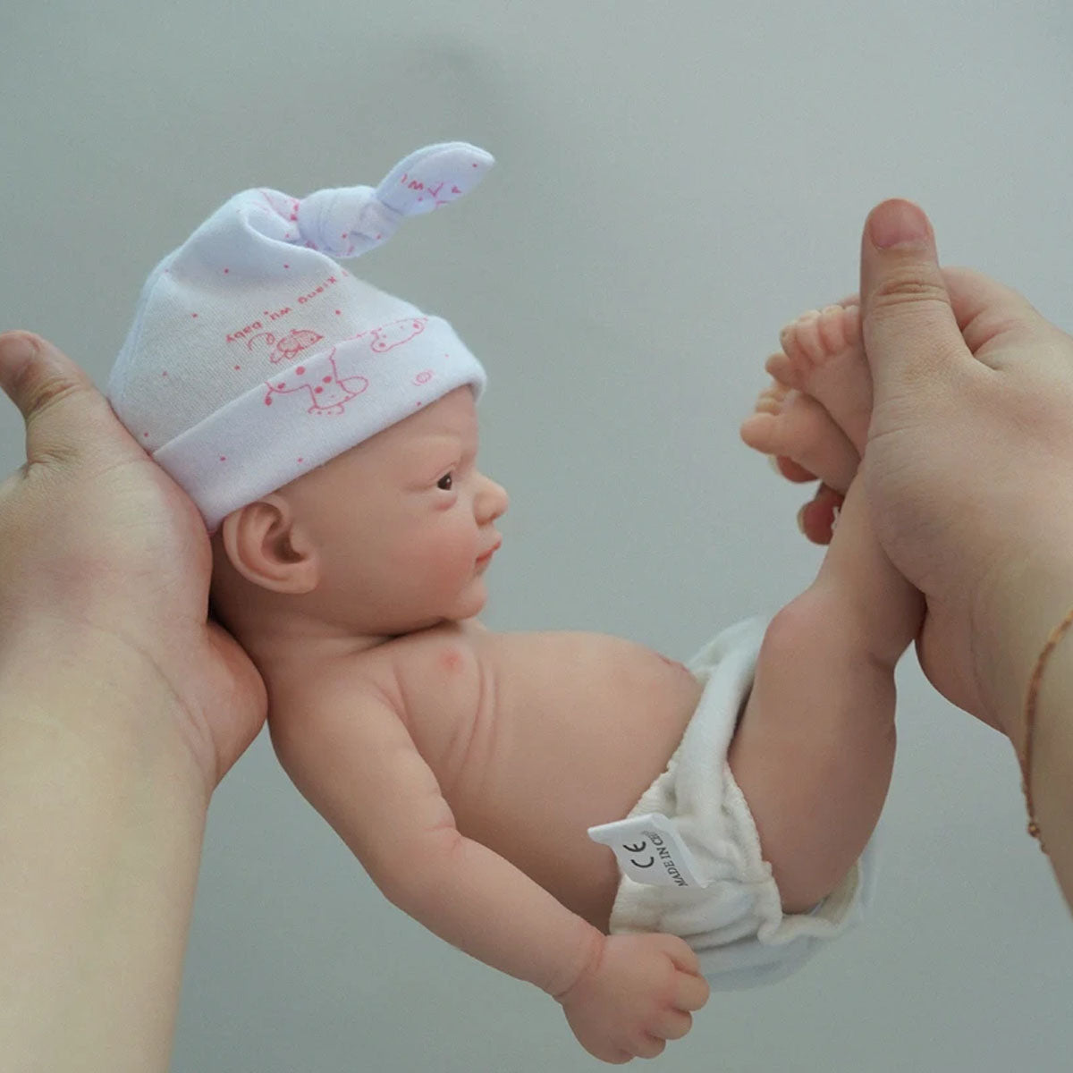 Boneca Reborn Prematuro 100% Silicone Sólido