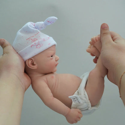 Boneca Reborn Prematuro 100% Silicone Sólido